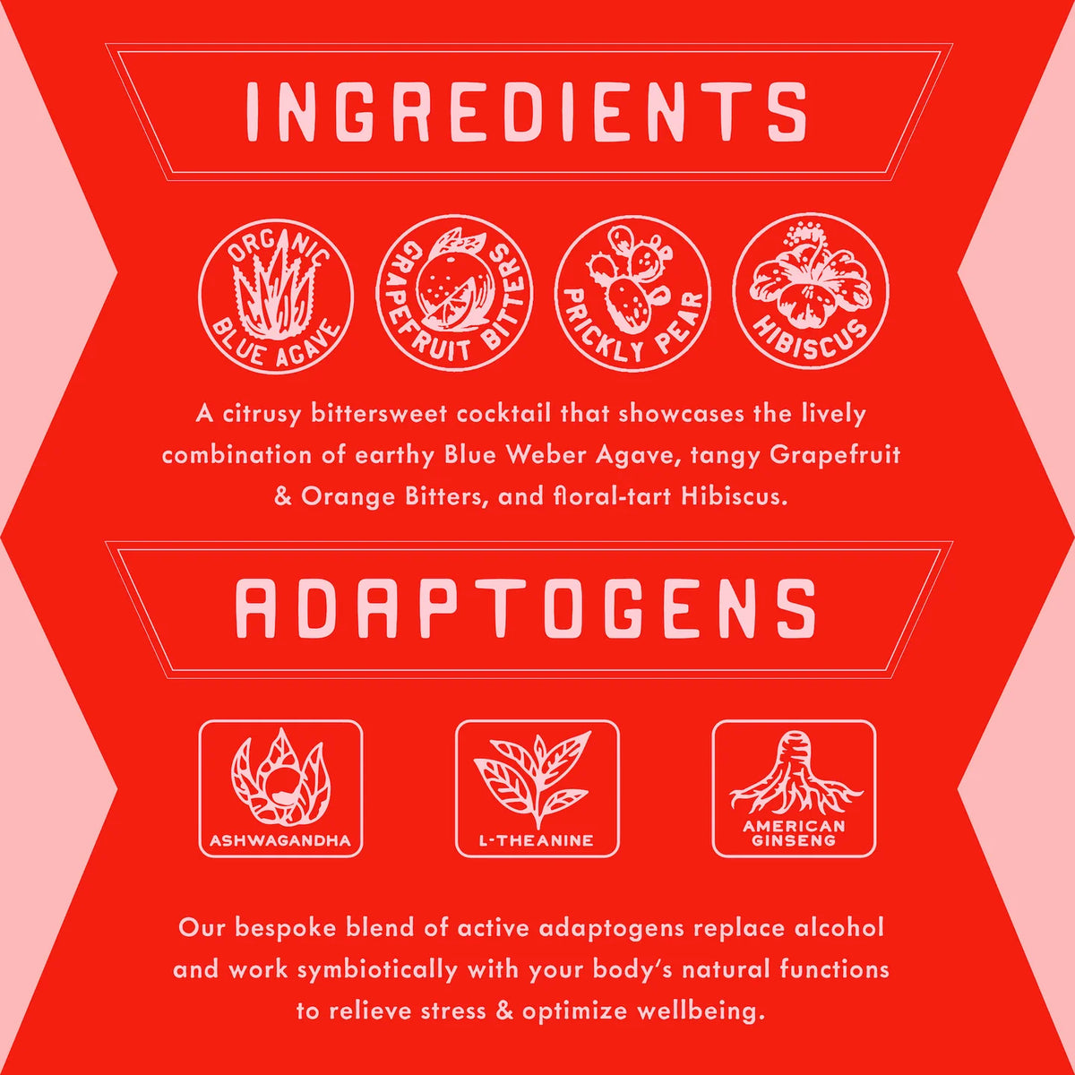 Prickly Paloma Parch sin alcohol en mesa — RTD vegano plant-based non-GMO 285mg adaptogenos Panama