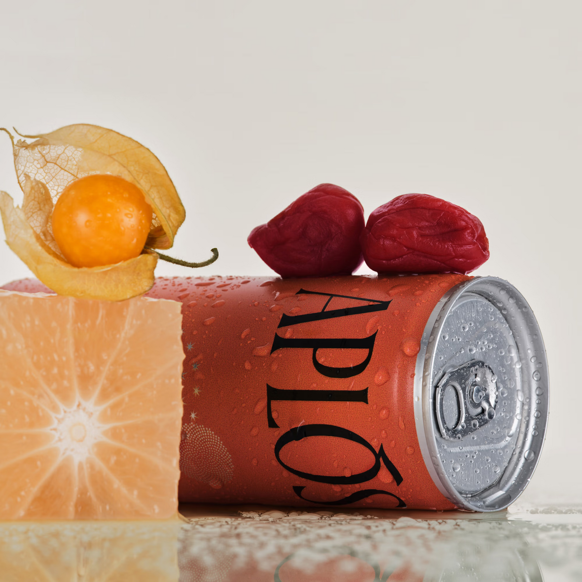 Ume Spritz Aplos lifestyle — coctel sin alcohol floral tartaro Lion's Mane L-teanina magnesio