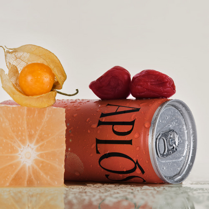 Ume Spritz Aplos lifestyle — coctel sin alcohol floral tartaro Lion's Mane L-teanina magnesio
