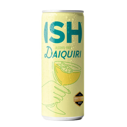 ISH Daiquiri sin alcohol — lata frontal daiquiri cubano lima ron alternativo El Buen Bar Panama