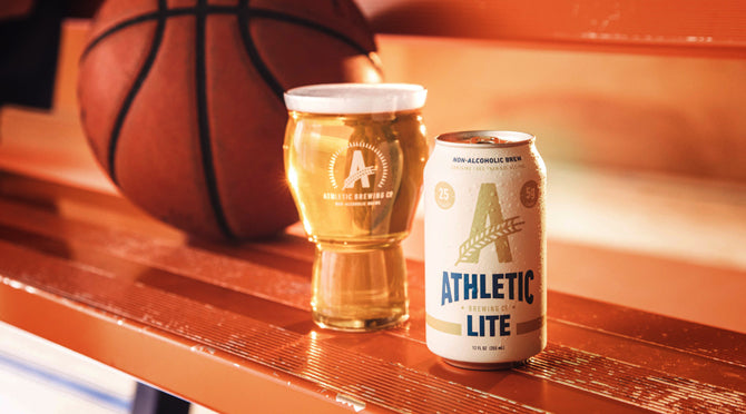 Athletic Brewing Co full width banner – Banner Athletic Brewing cerveza sin alcohol