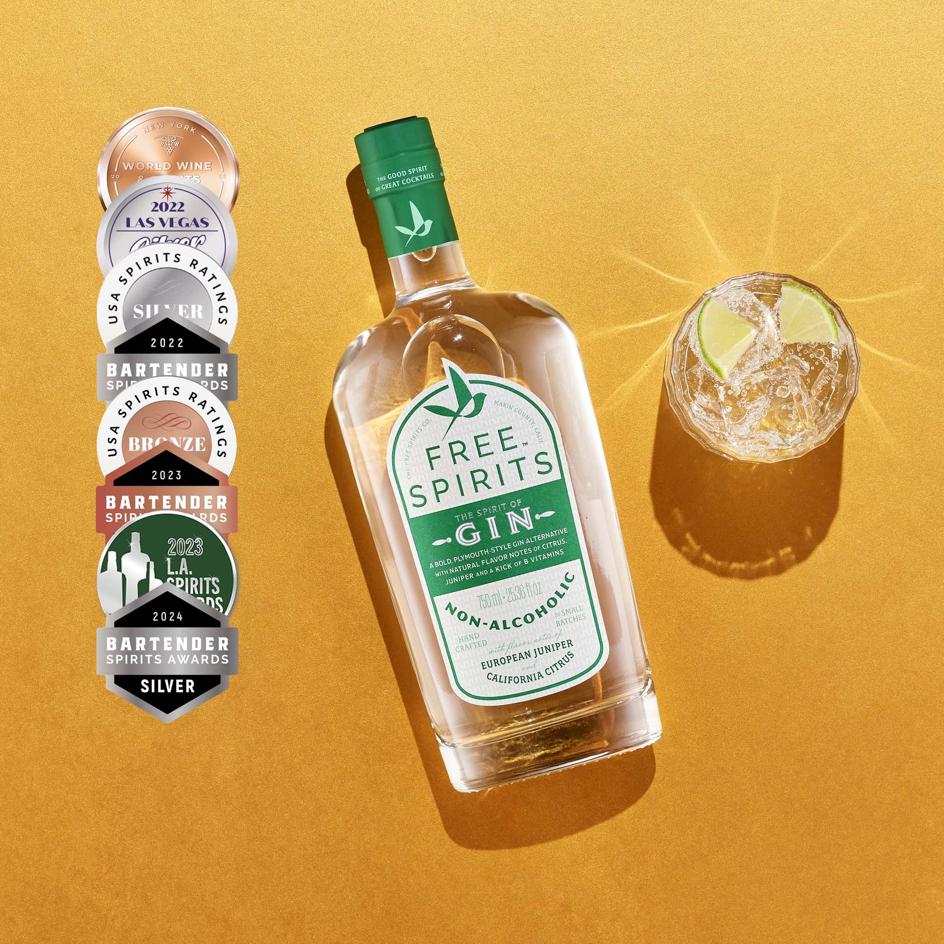 The Spirit of Gin Free Spirits premios y reconocimientos — gin sin alcohol galardonado