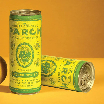 Sedona Spritz Parch lifestyle — cóctel sin alcohol refrescante con adaptógenos