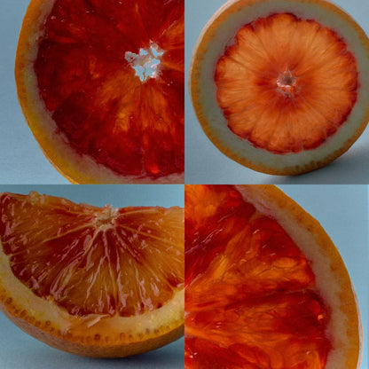 Le Spritz Blood Orange Ghia en copa — aperitivo RTD sin alcohol naranja sangrina yuzu melisa