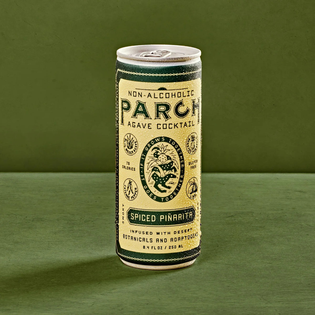 Spiced Pinarita Parch sin alcohol detalle — 285mg adaptogenos ginseng ashwagandha l-teanina Panama