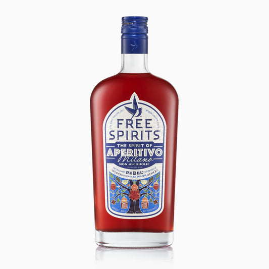 The Spirit of Aperitivo sin alcohol de Free Spirits — botella frontal aperitivo italiano El Buen Bar Panamá
