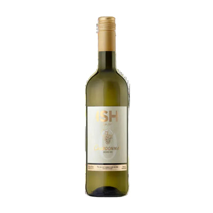 ISH Chardonnay sin alcohol — botella frontal vino blanco frances El Buen Bar Panama