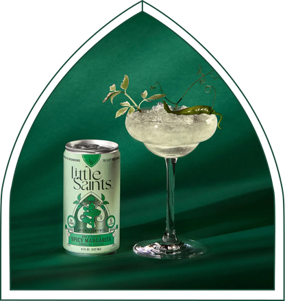 Spicy Margarita Little Saints lifestyle — margarita sin alcohol jalapeño lima burbujeante