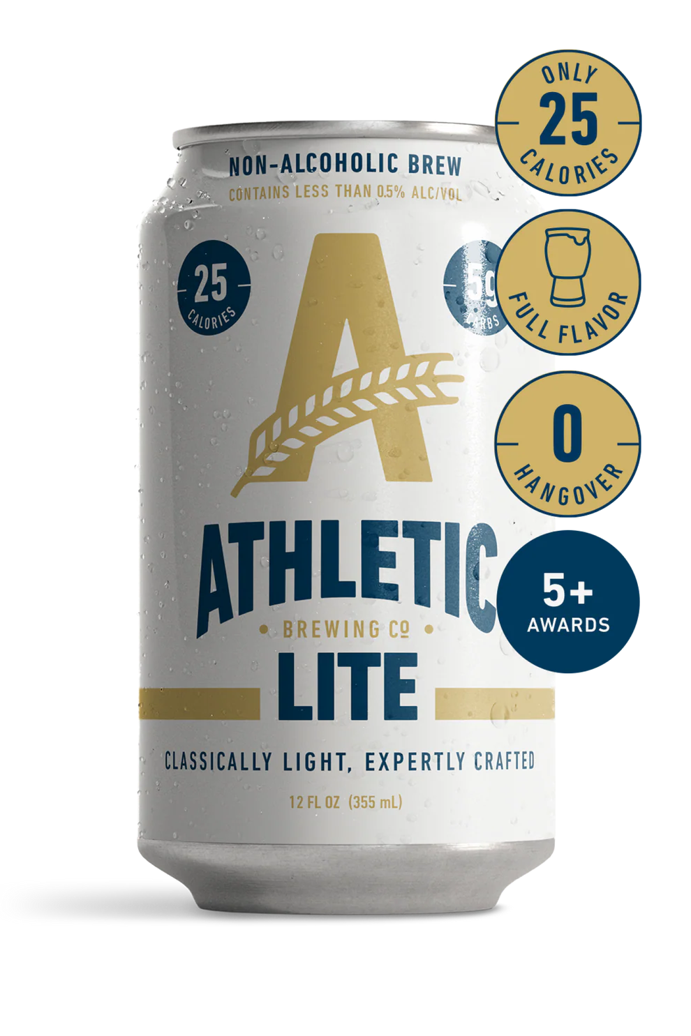 Athletic Lite 25 calories non-alcoholic light beer – Athletic Lite 25 calorías cerveza light sin alcohol Panama